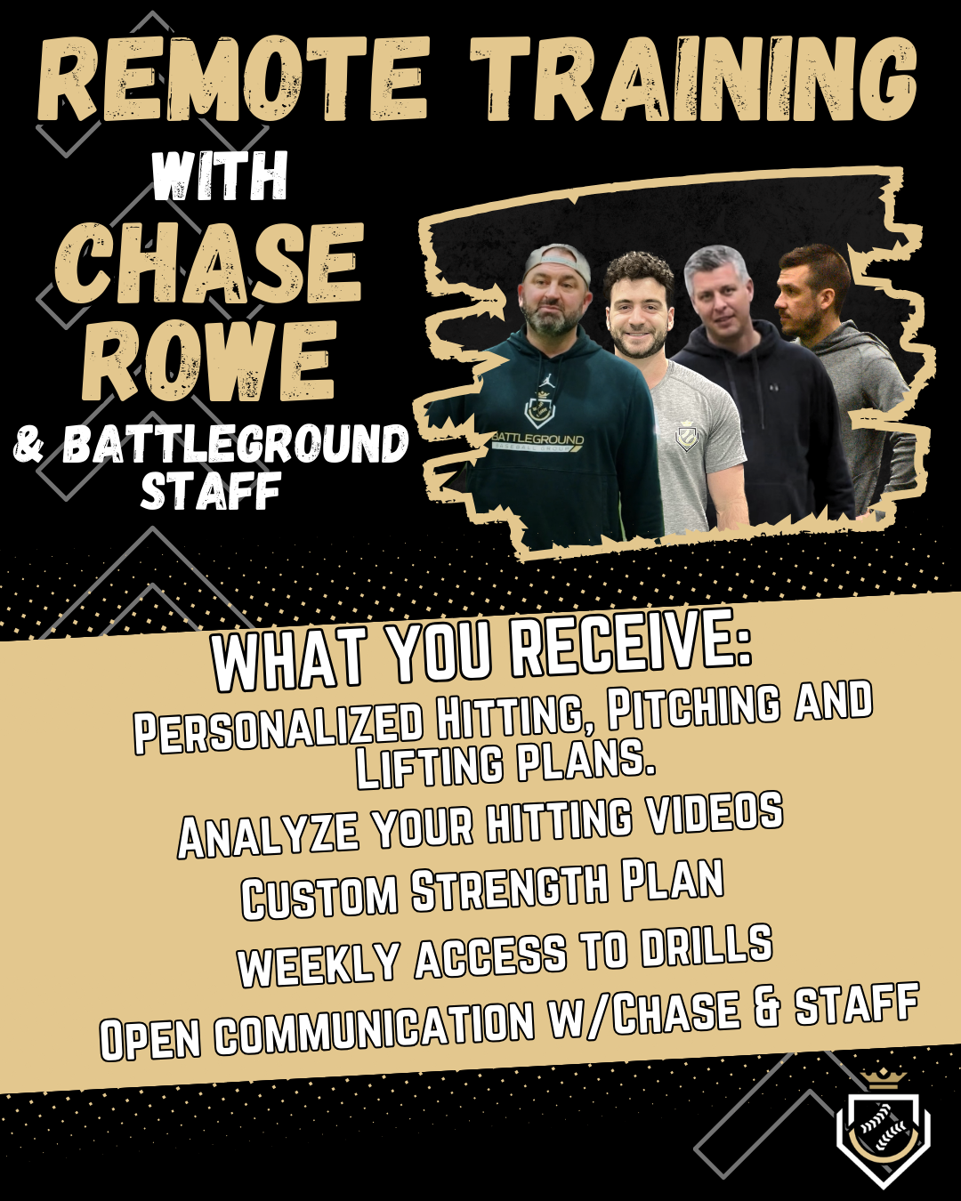 Remote Training – Battleground Baseball Group